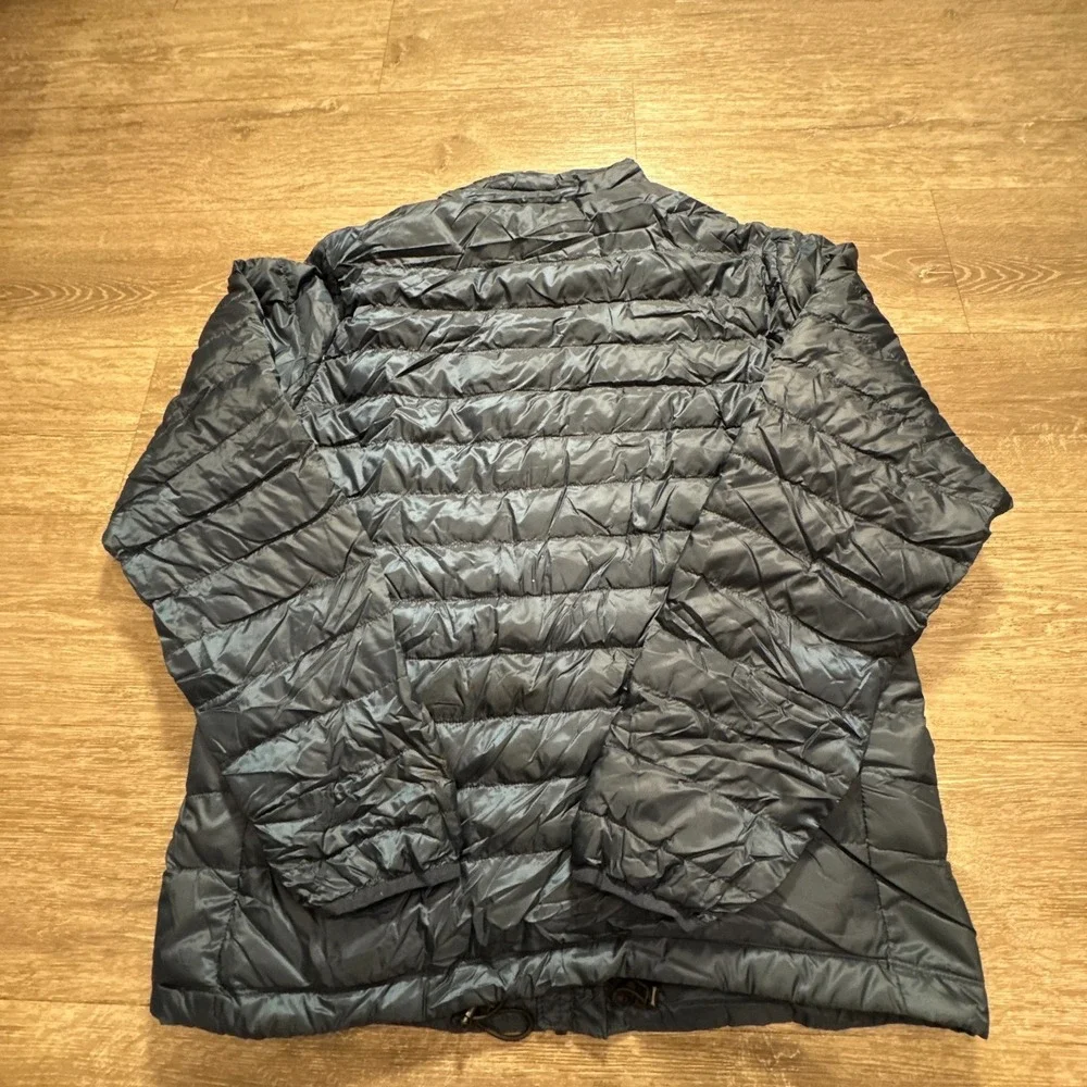 Ripcurl Jacket Men Large Blue Duck Down Quilted Puffer Anti Series Full Zip Surf